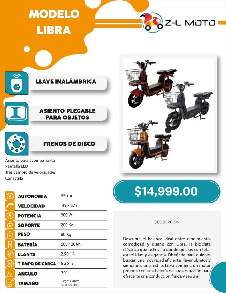 Bicicleta Eléctrica LIBRA - foto 4